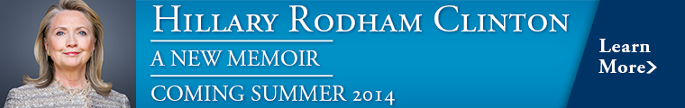 A New Memoir by Hillary Rodham Clinton